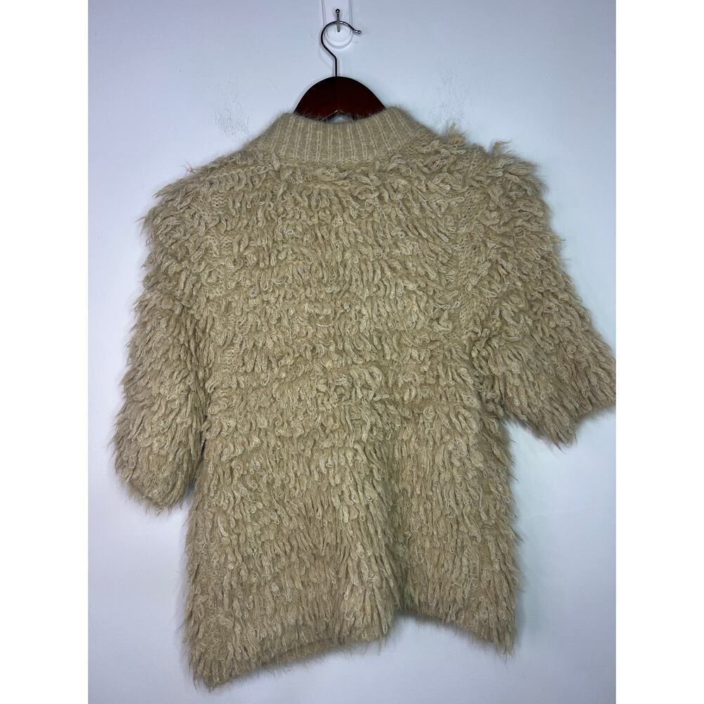 ANTHROPOLOGIE Knitted & Knotted TALAH Eyelash Cardigan Size XS - Picture 6 of 8